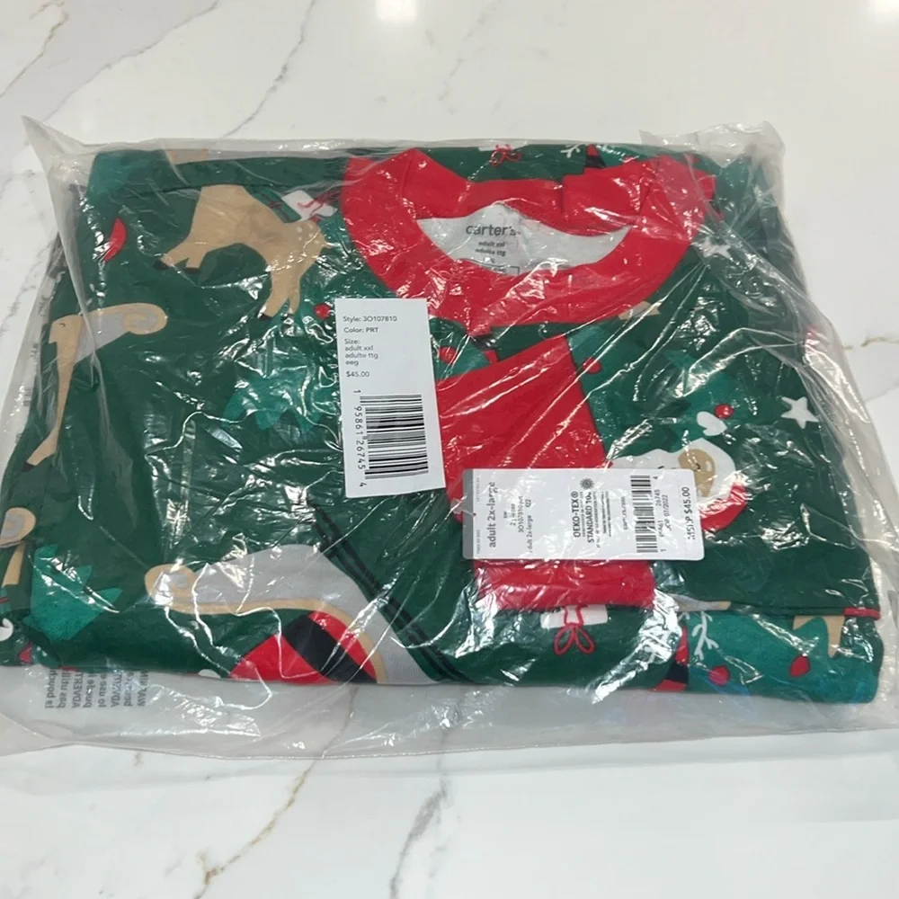Carter’s Adult Christmas Pajamas Set 100% Cotton (NWT) - Picture 5 of 5